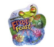 Игрушка-антистресс Junfa Лизун "Лягушки "Frog Feast" 18,5х21х1,5 см - 0