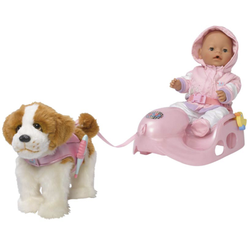 Собачка СЕНБЕРНАР умеющая ходить - для куклы Baby Born - 3