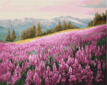 Картина по номерам GX5784 "Розовое поле"