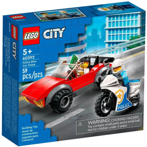 Конструктор LEGO City Полицейская погоня на байке - 0