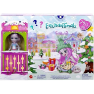 Адвент календарь Mattel Enchantimals с куклой Снежный барс Сибилл - 0