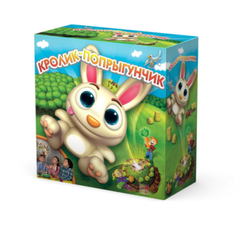 Игра интерактивная "Кролик - попрыгунчик", в коробке