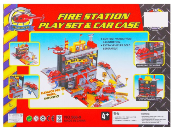 Гараж "Пожарная станция" с машинками