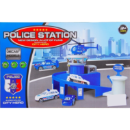 Парковка Полицейская станция + 2 металлические машины - 0