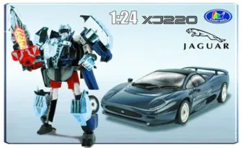 Робот-трансформер Jaguar XJ220, 1:24