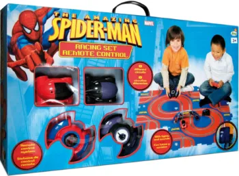 Игровой набор "Автогонки Spider-Man" IMC Toys, 2 машинки, дистанционное управление, от 3 лет