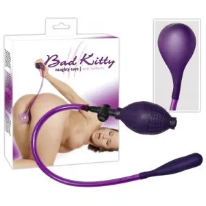Фиолетовый анальный стимулятор с функцией расширения Anal Balloon