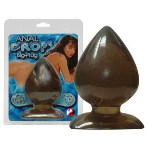Большая анальная пробка каплевидной формы Anal Drops - 13 см.
