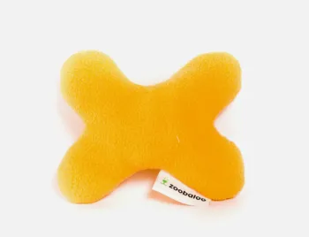 Тканевая кость для собак шуршащая Orange - 17см