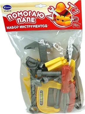 Набор инструментов "Помогаю Папе" ABtoys РТ-00142, пластик, 8 элементов