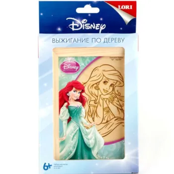 Выжигание по дереву ПРИНЦЕССА АРИЭЛЬ - DISNEY