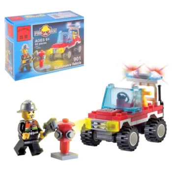 Конструктор Brick Fire Rescue 901, пластик, 62 детали, от 5 лет