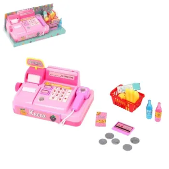 Игровой набор с кассой "Магазинчик", световые и звуковые эффекты