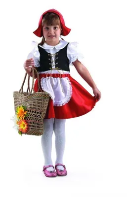 Карнавальный костюм "Красная Шапочка" (7-8 лет, рост 122, размер 64)