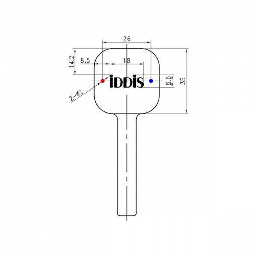 Встраиваемый смеситель IDDIS с гигиеническим душем матовый черный (004BLS0i08) - 2