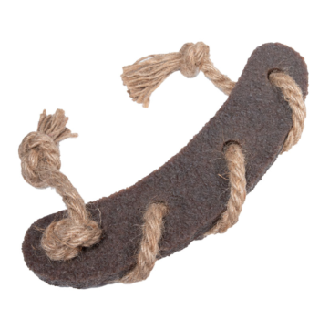 Игрушка для собак Сосиска с веревкой - 21,5 см
