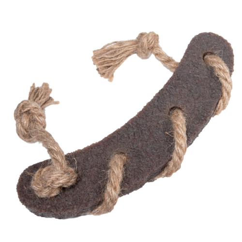 Игрушка для собак Сосиска с веревкой - 21,5 см - 0