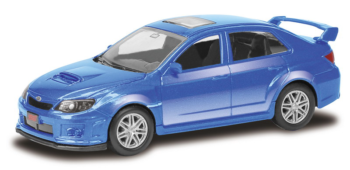 Машинка металлическая Uni-Fortune RMZ City 1:64 Subaru WRX STI без механизмов, 2 цвета (синий/красный), 7,36х2,95х2,54 см