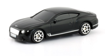 Машинка металлическая Uni-Fortune RMZ City 1:64 The Bentley Continental GT 2018 (цвет черный матовый)