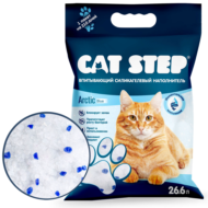 Наполнитель впитывающий силикагелевый CAT STEP - Arctic Blue (26,6л) - 0