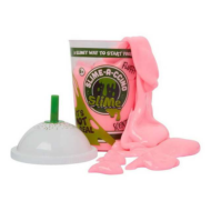 Слайм Junfa Жвачка для рук "Slime-a-ccino" Молочный коктейль, цвет розовый - 0