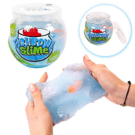 Слайм Junfa "Fishbowl Slime" Мини-аквариум с рыбкой, цвет голубой - 0