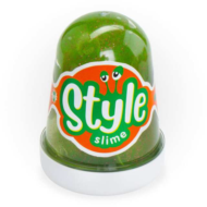 Слайм LORI Style Slime блестящий "Зеленый с ароматом яблока", 130мл. - 0