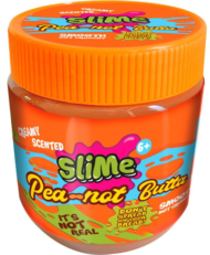 Слайм Junfa Жвачка для рук "Pea-Not Batta slime" Орахисовое масло, цвет терракотовый - 0