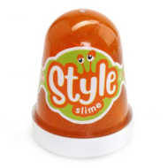 Слайм LORI Style Slime блестящий "Оранжевый с ароматом апельсина", 130мл. - 0