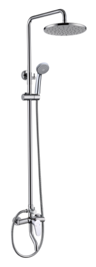 Душевая колонна Bravat Eler со смесителем для ванны (F6191238CP-A-RUS) - 0