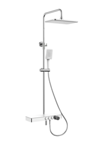 Тропическая душевая система со смесителем для ванны и полкой RUSH (PL5535-60) - 0