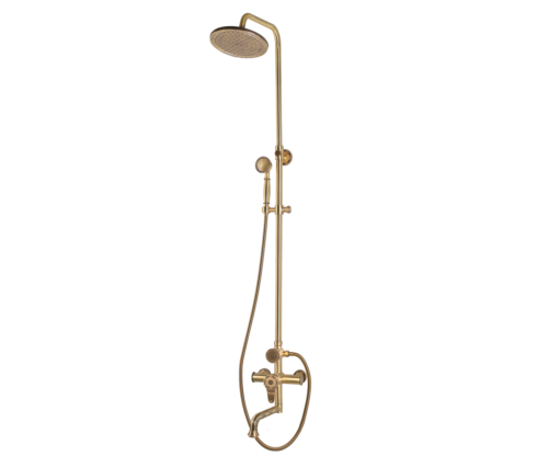 Комплект для ванны и душа (излив 10 см) Bronze de Luxe WINDSOR (10120PR) - 0