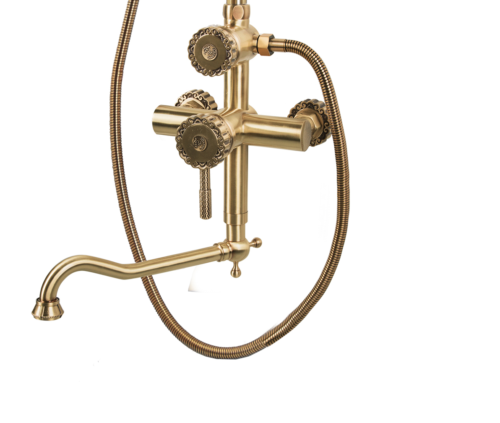 Комплект одноручковый для ванны и душа Bronze de Luxe WINDSOR (10120DR) - 1