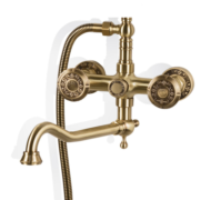 Комплект двухручковый для ванны и душа Bronze de Luxe ROYAL (10121DR) - 1