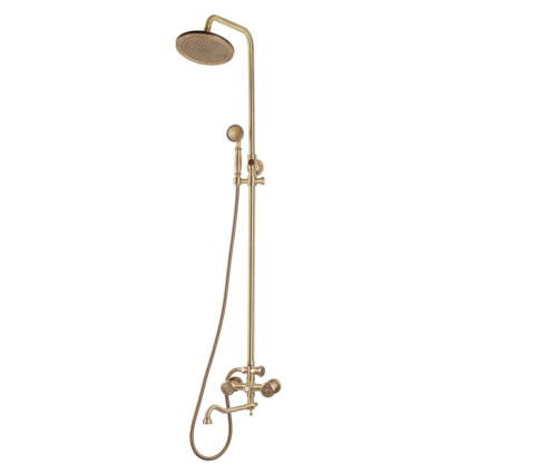 Комплект двухручковый для ванны и душа Bronze de Luxe ROYAL (10121DR) - 0