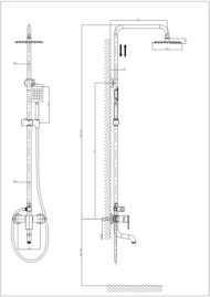Душевая система RUSH Bruny (BR4335-40) - 1