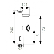 Смеситель для раковины KAISER Sensor (38521) - 1
