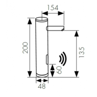 Смеситель для раковины KAISER Sensor (38511) - 1