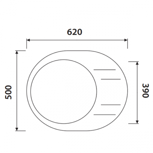 Кухонная мойка KAISER KGMO-6250 гранит (KGMO-6250-G) - 1
