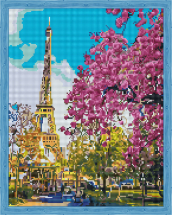 Алмазная живопись QA201488 "Парижская весна"
