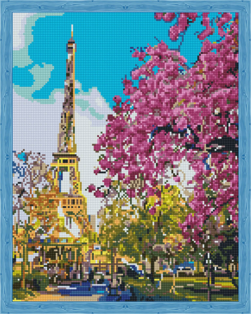Алмазная живопись QA201488 "Парижская весна" - 0