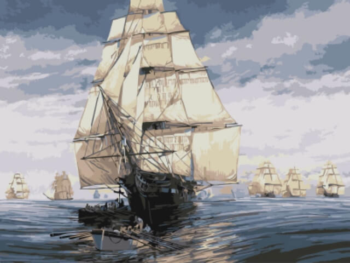 Картина по номерам EX5836 "Флотилия"