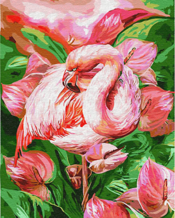 Картина по номерам GX23743 "Розовый фламинго"