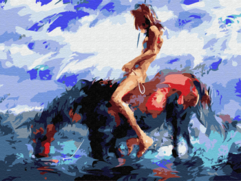 Картина по номерам EX5987 "Верхом на коне"