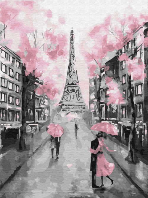 Картина по номерам EX6257 "Гламурный Париж" - 0