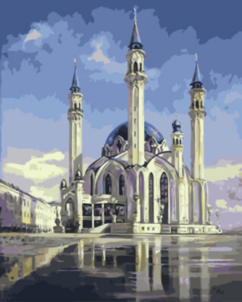 Картина по номерам GX7904 "Мечеть Кул-Шариф"