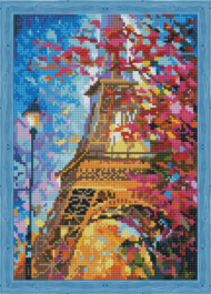 Алмазная живопись QS200209 "Весной в Париже" - 0