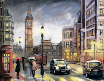 Алмазная живопись LG251 "Красочный Лондон"