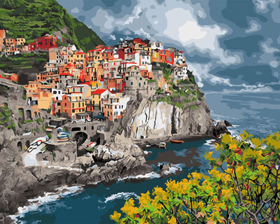Картина по номерам GX29397 "Итальянское побережье" - 0