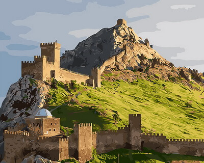 Картина по номерам GX30158 "Генуэзская крепость" - 0